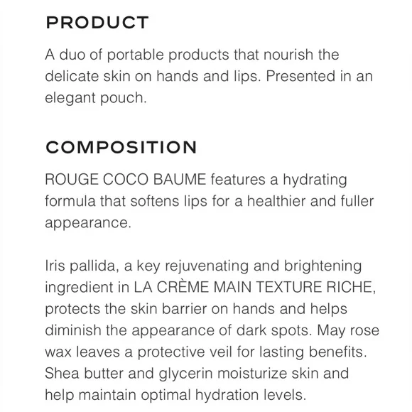 CHANEL Hydration On Hand Holiday Gift Set - Picture 3 of 5